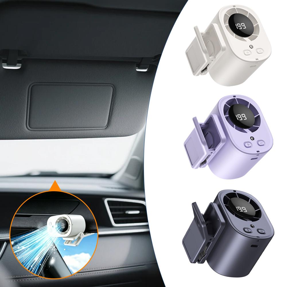 Mini Clip On Car Fan with LED  - огляд і ціна Outdoor Camping Misting Fan