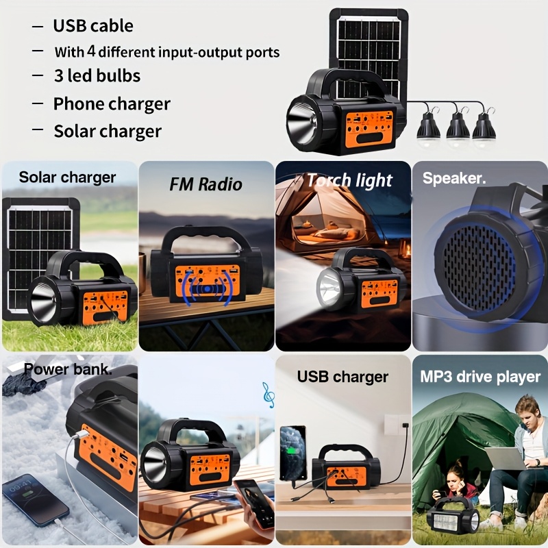 Solar Rechargeable Camping Lig - огляд і ціна Camping Solar Lantern
