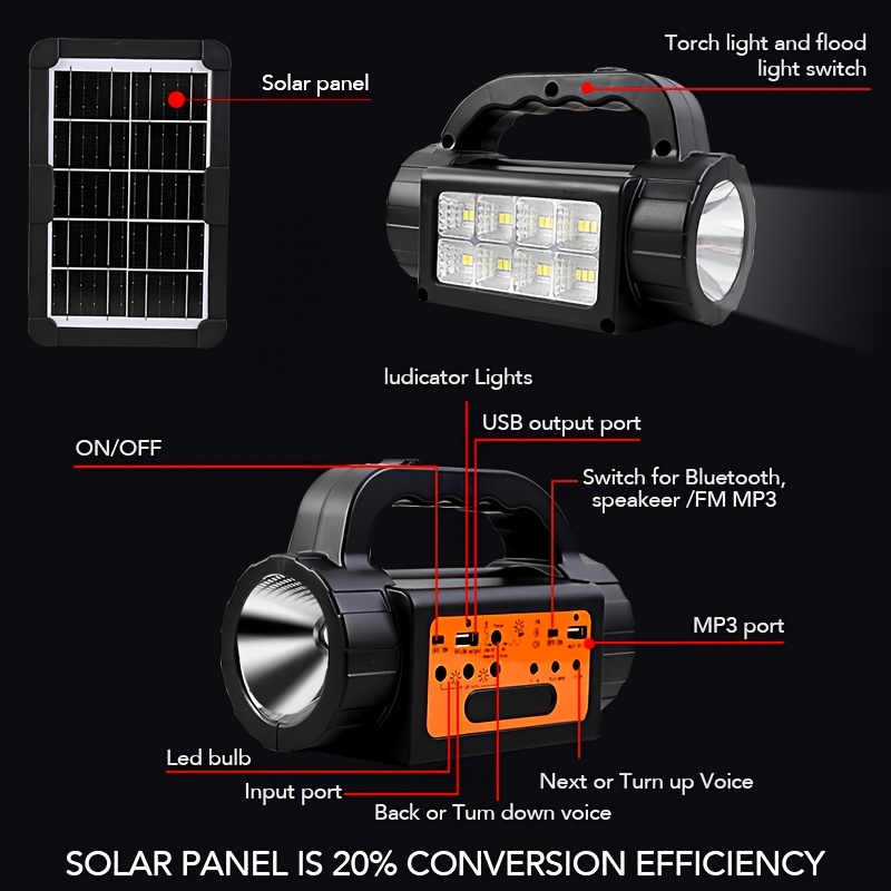 Solar Rechargeable Camping Lig - огляд і ціна Camping Solar Lantern