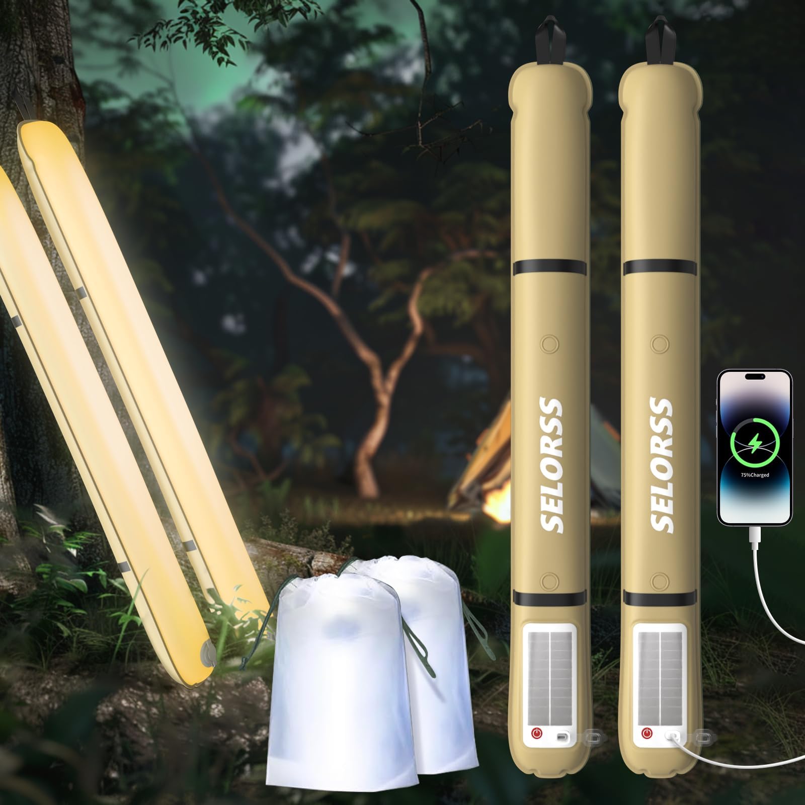SELORSS Solar Camping Lantern  - огляд і ціна Camping Solar Lantern