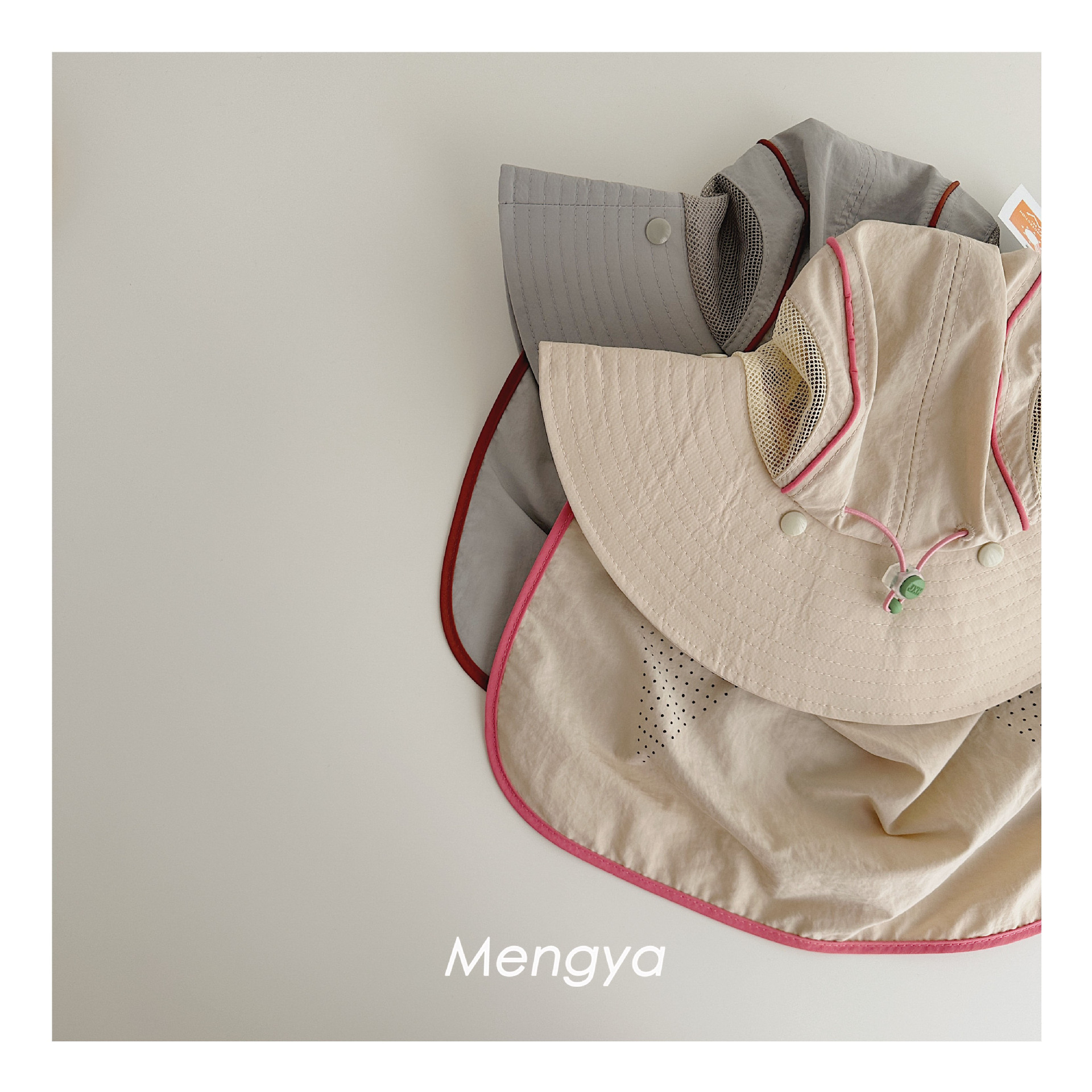 baby boys girls Stitching Mesh - огляд і ціна Camping Outdoor Quick Drying Sun Neck Protection Cap Hat