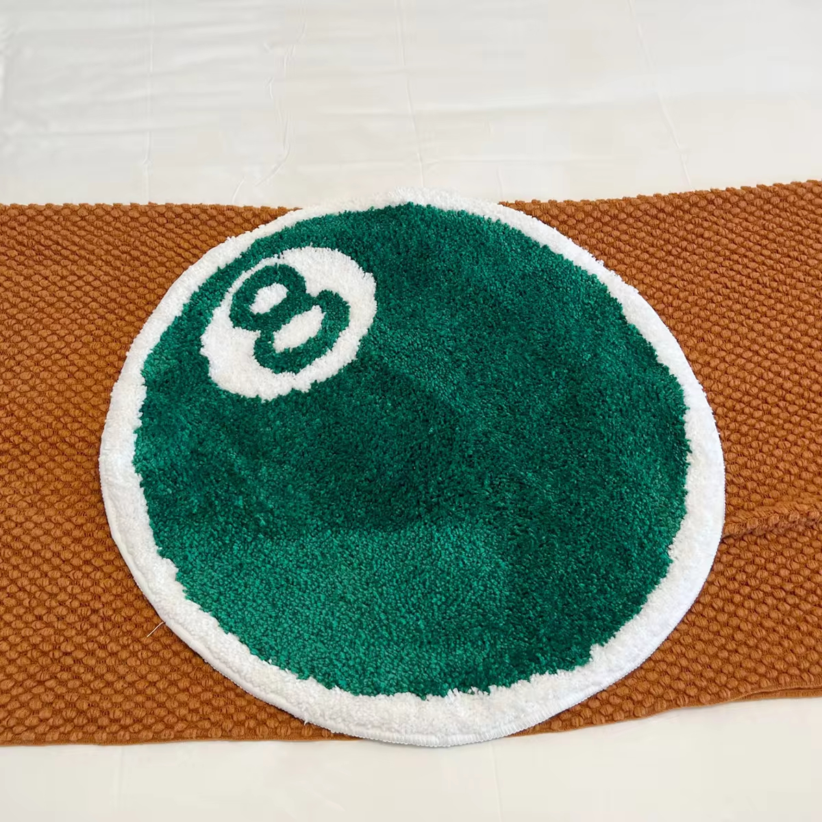 Green 8 Ball Pool Tufted Rug,  - огляд і ціна Outdoor Camping Games For Adults