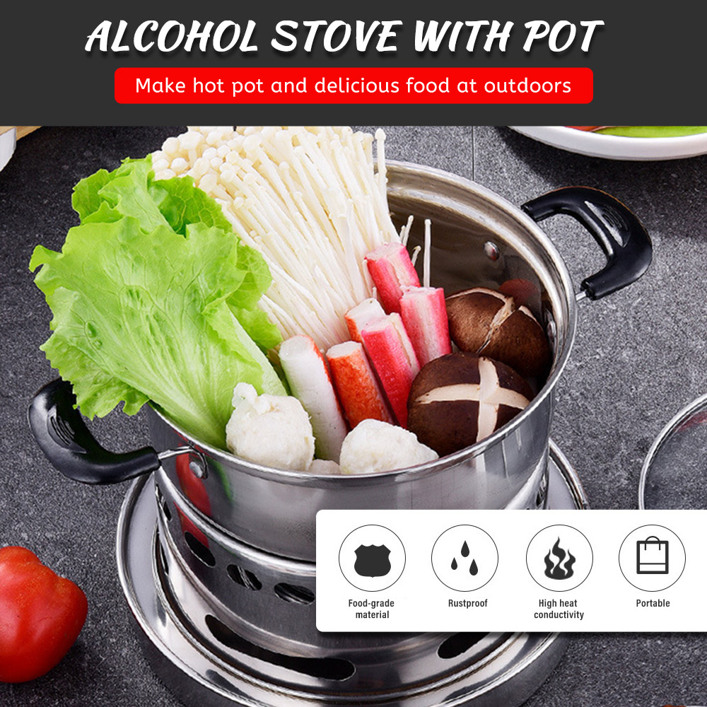 Outdoors Stainless Steel Alcoh - огляд і ціна Outdoor Camping Burner