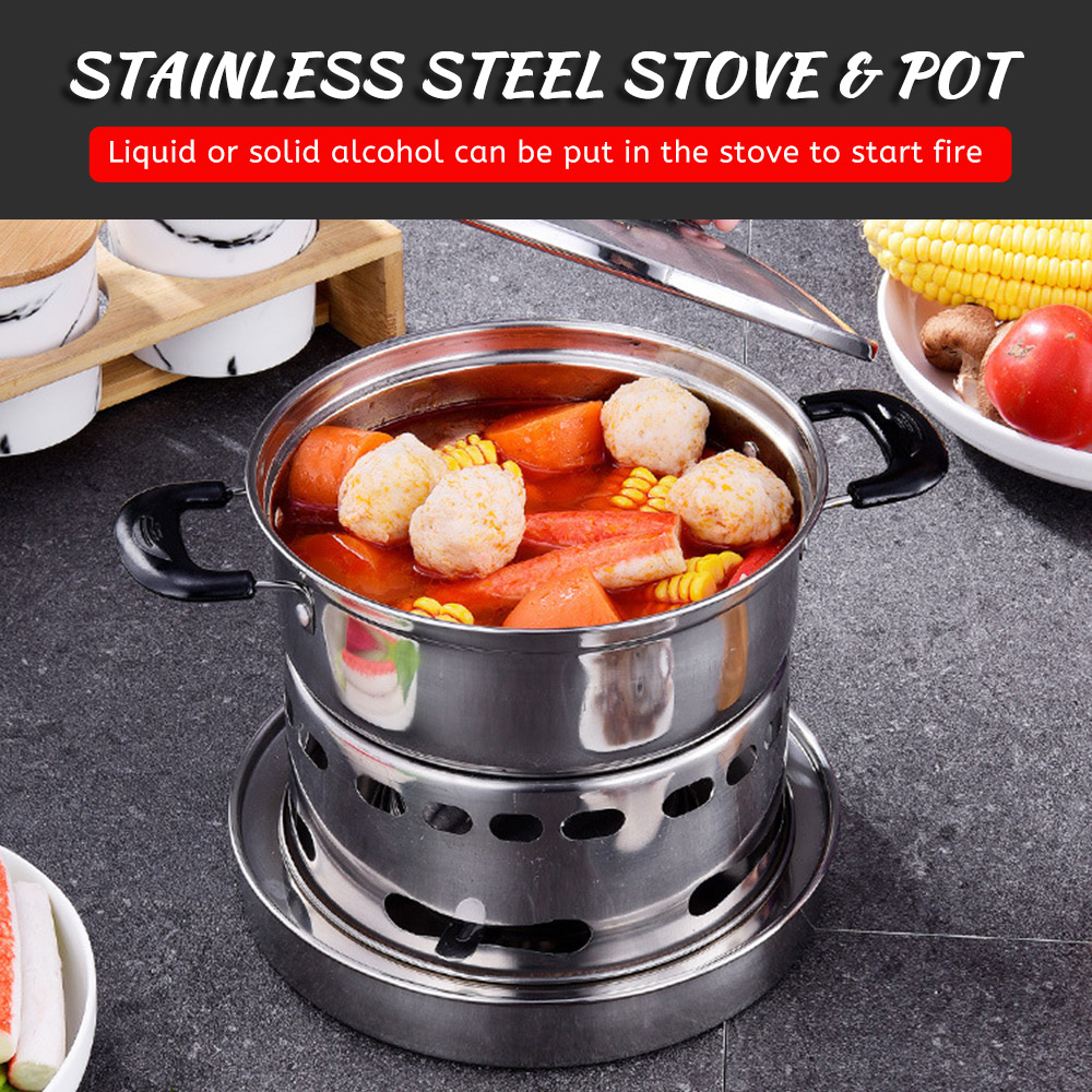 Outdoors Stainless Steel Alcoh - огляд і ціна Outdoor Camping Burner