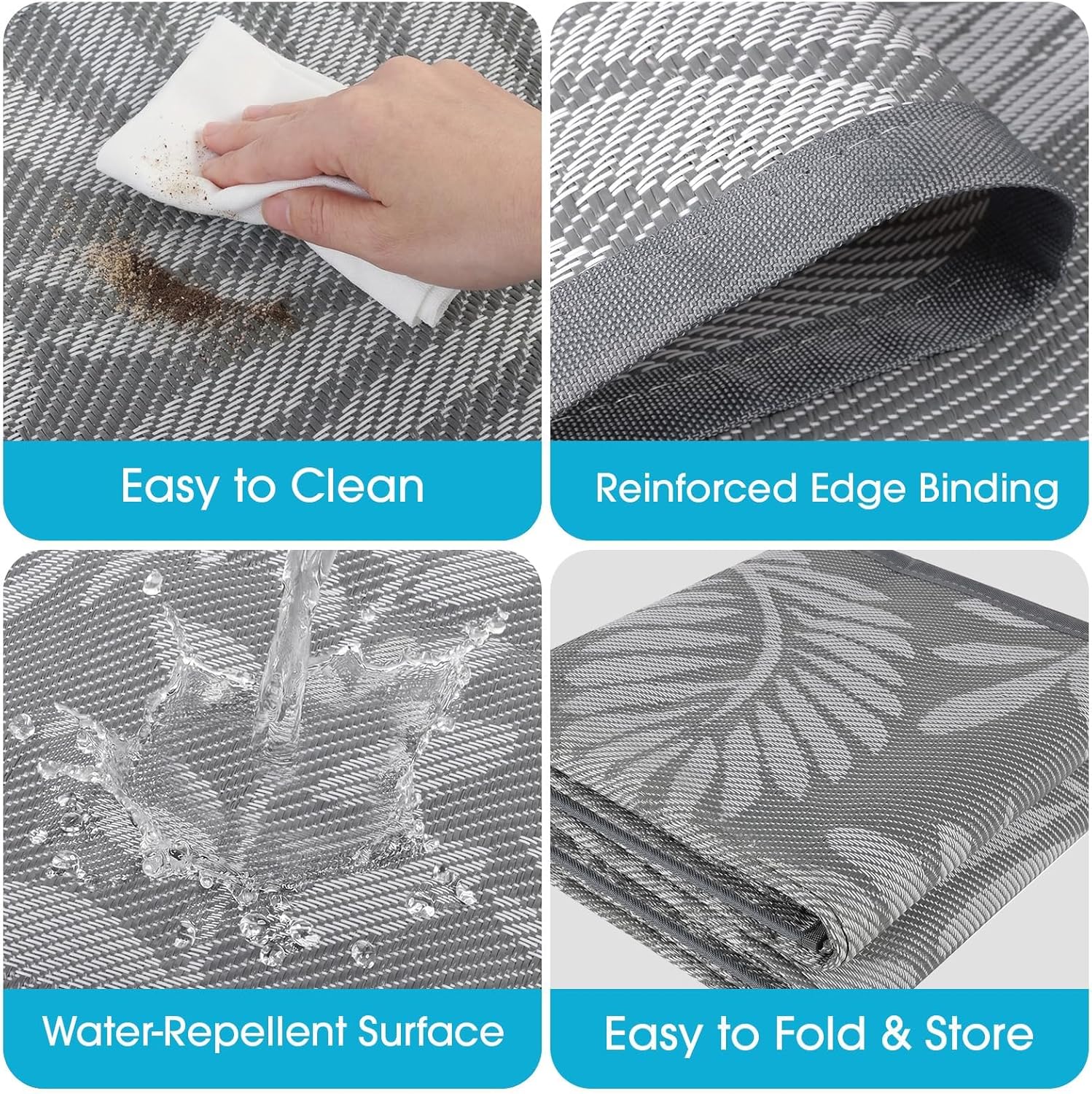 5x8 ft Outdoor Waterproof Reve - огляд і ціна Outdoor Camping Rug