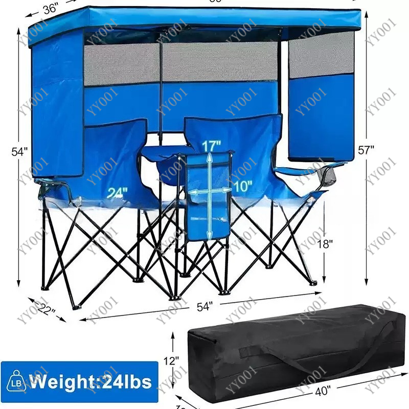 Portable Double Folding Campin - огляд і ціна Outdoor Camping Folding Chairs