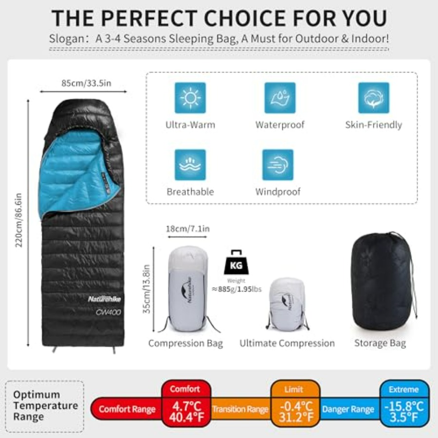 Ultralight down sleeping bag f - огляд і ціна Ultralight Sleeping Bag