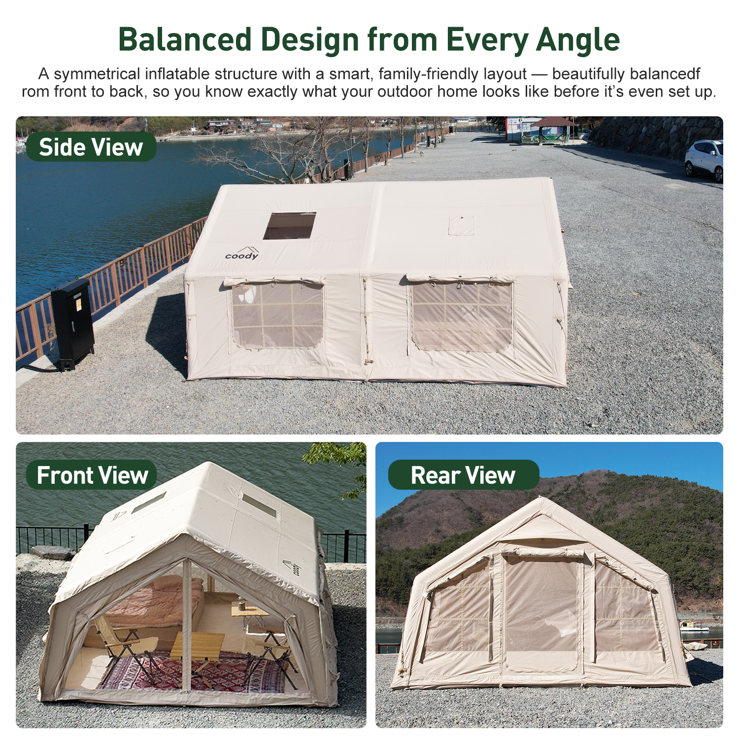 Coody 13.6 Air Tent-Beige Infl - огляд і ціна Outdoor Camping And Glamping