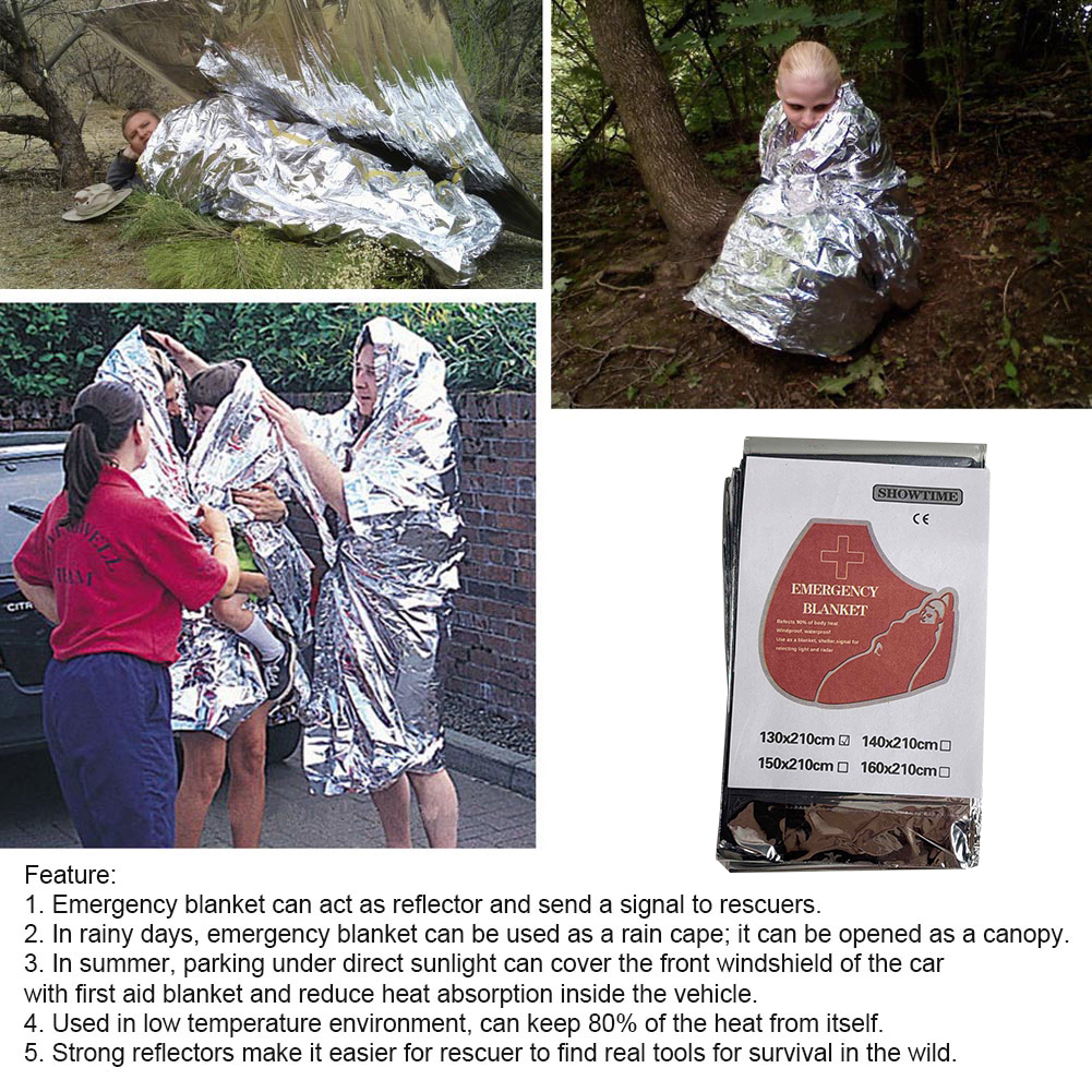 130x210cm Survival Blanket Kee - огляд і ціна Outdoor Camping Heated Blanket