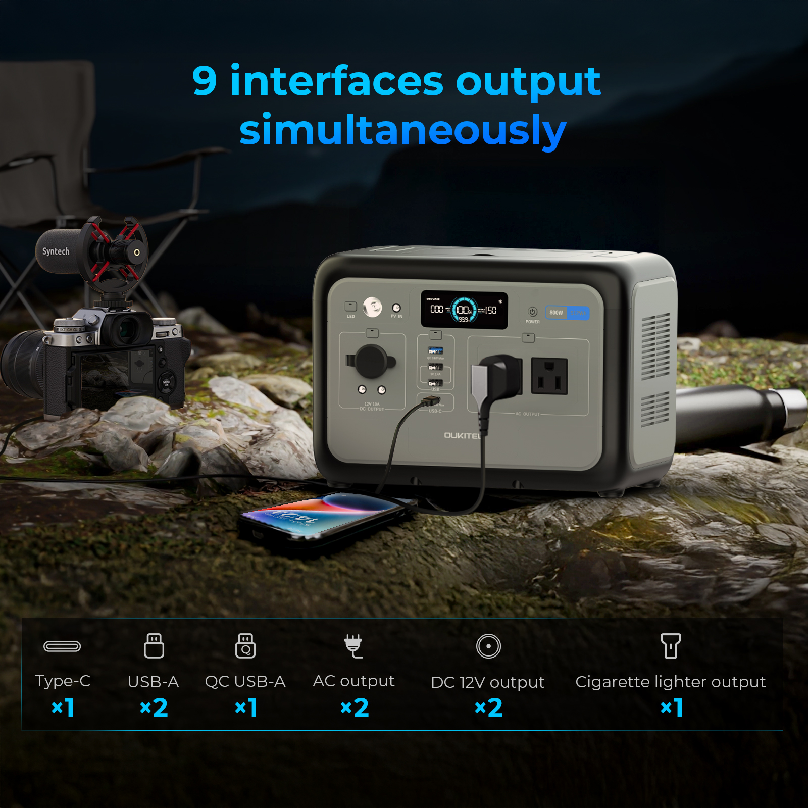 800W LiFePO4 Portable Power St - огляд і ціна Portable Power Station