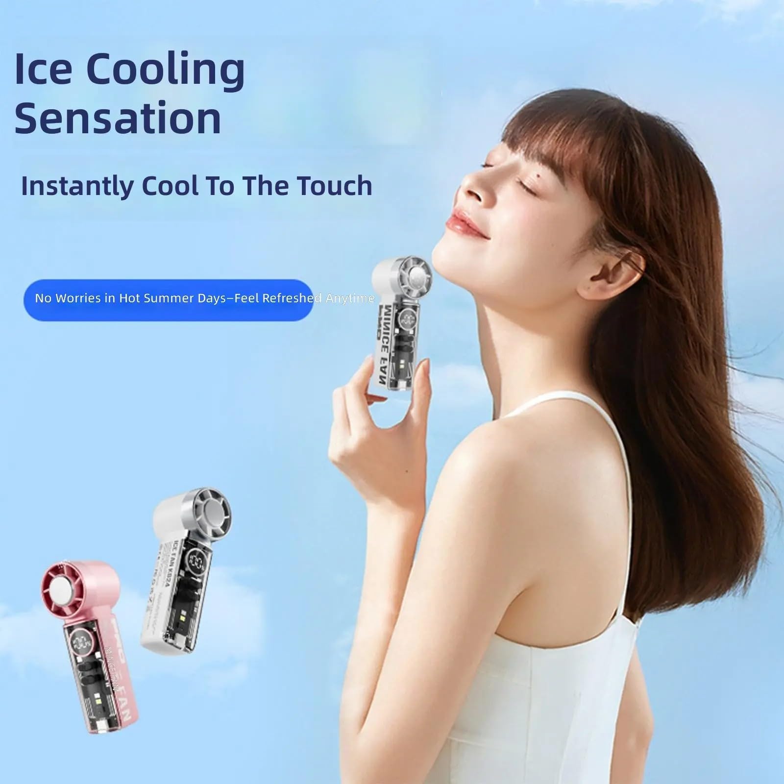 Rechargeable Mini Portable Han - огляд і ціна Outdoor Camping Misting Fan