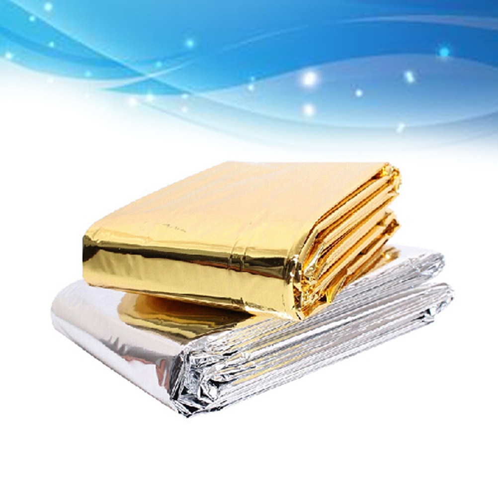 Emergency Blanket Silver Golde - огляд і ціна Outdoor Camping Heated Blanket