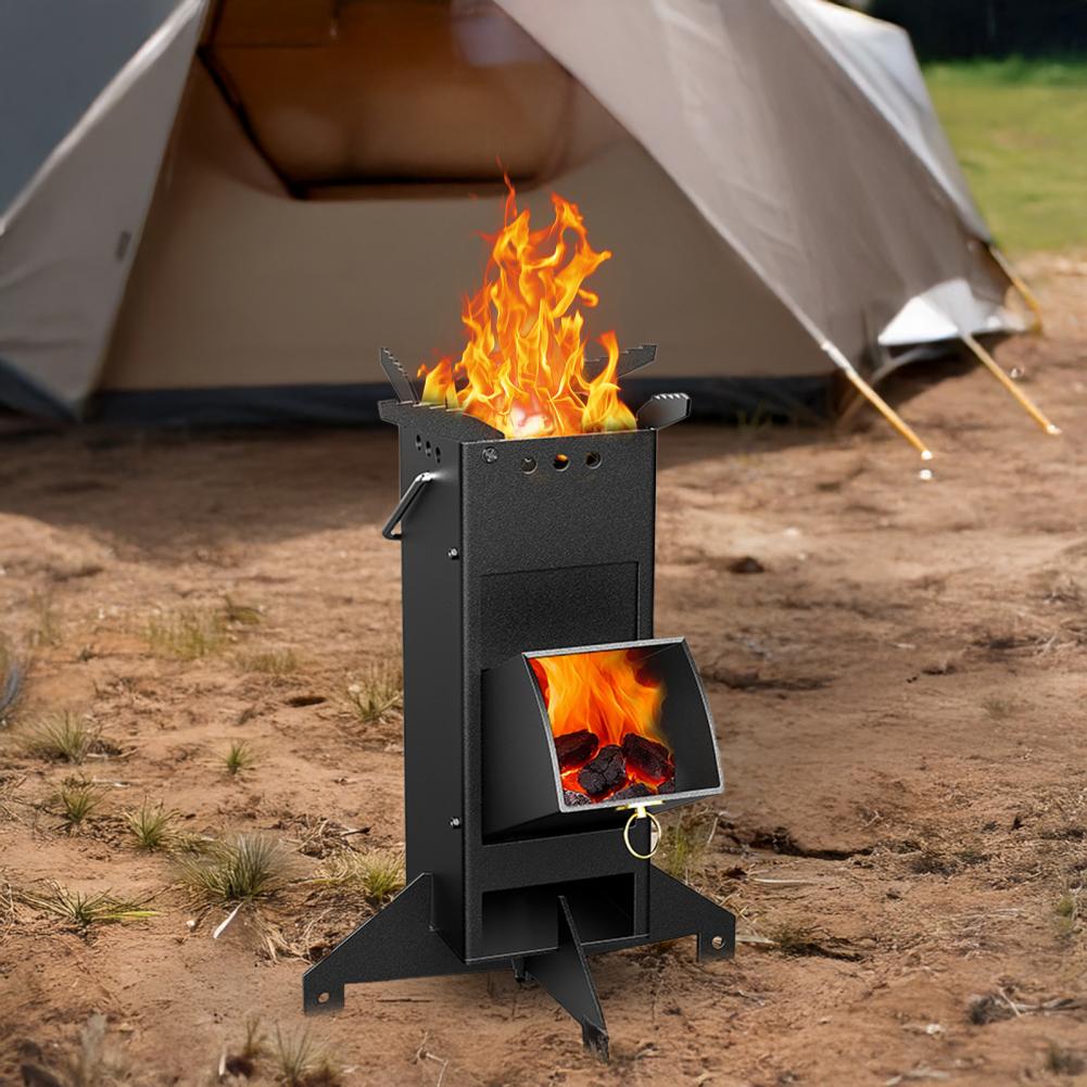 Portable Wood Burning Stove Ou - огляд і ціна Outdoor Camping Wood Burning Stove