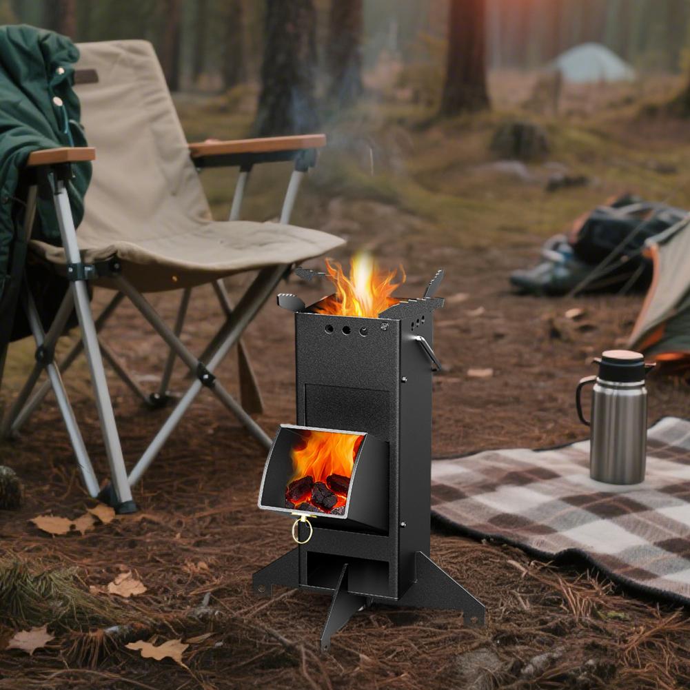 Portable Wood Burning Stove Ou - огляд і ціна Outdoor Camping Wood Burning Stove