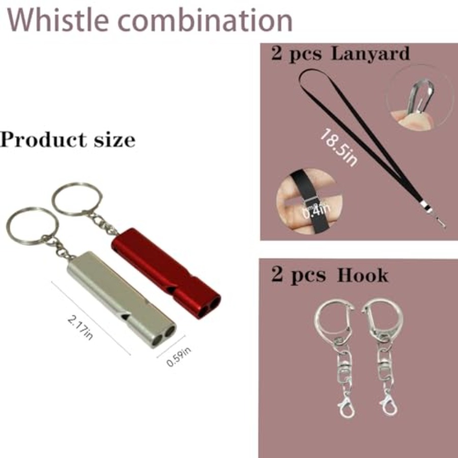 Emergency Whistle 2Pack Safety - огляд і ціна Outdoor Camping Youtube