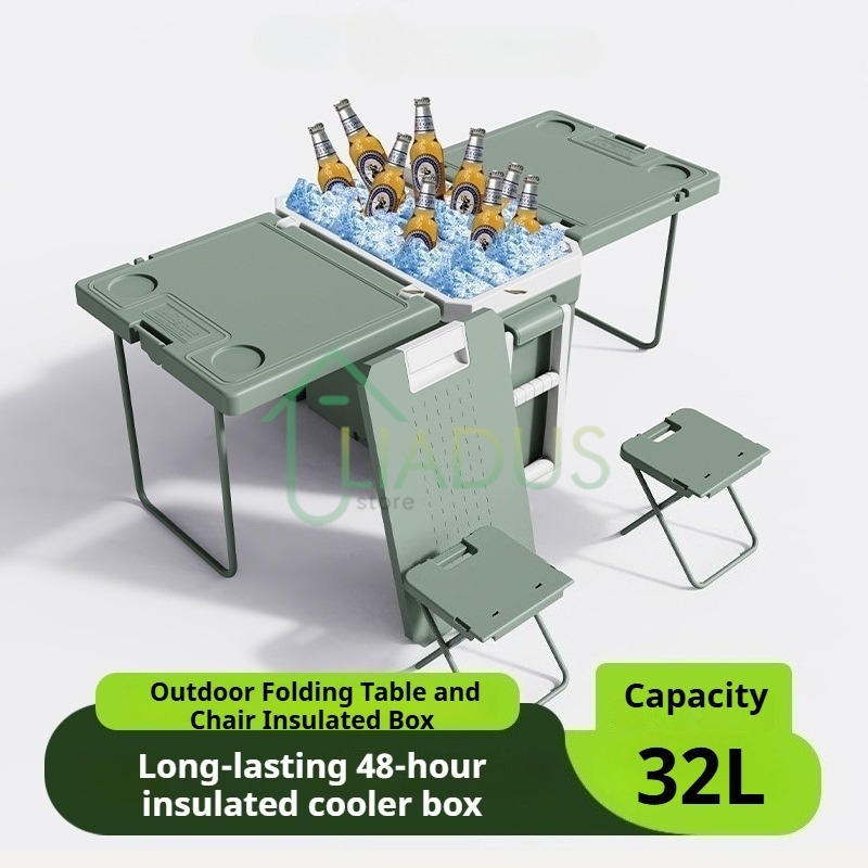32L / 46L Camping Ice Box Fold - огляд і ціна Outdoor Camping Table And Chairs