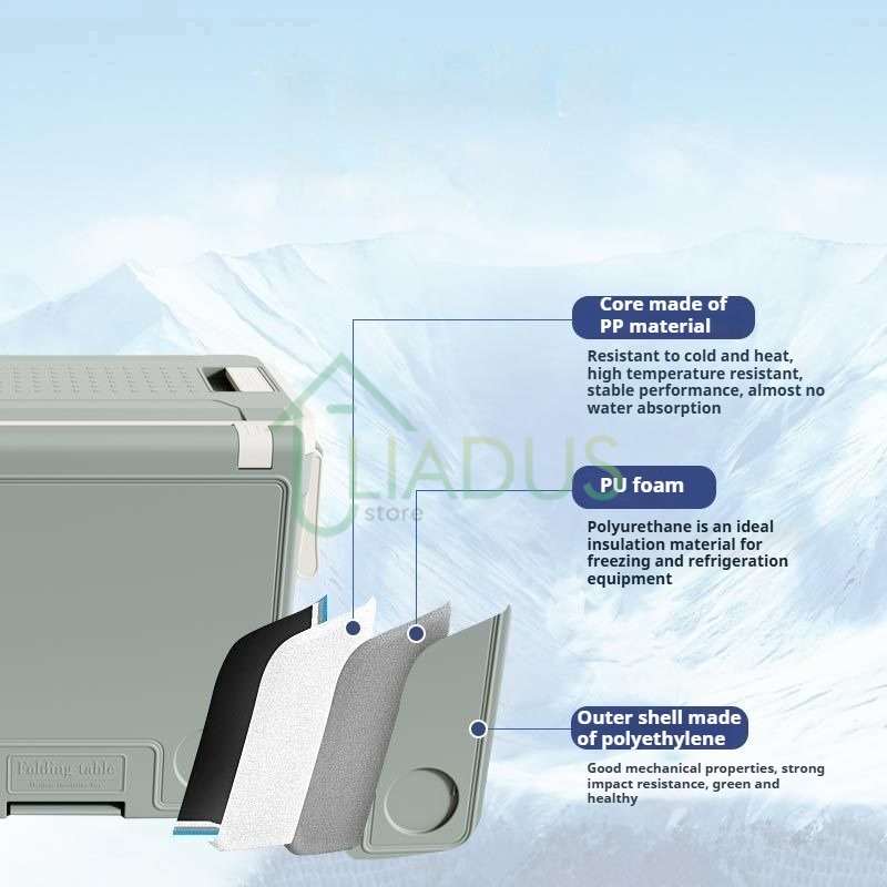 32L / 46L Camping Ice Box Fold - огляд і ціна Outdoor Camping Table And Chairs