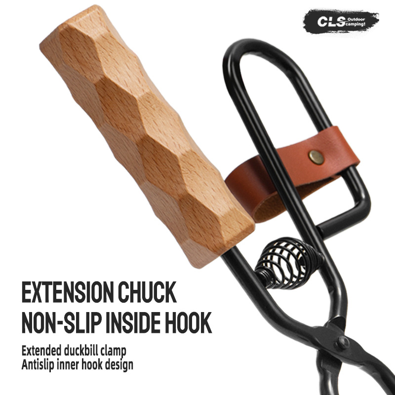 Firewood Tongs Metal Heat Resi - огляд і ціна Outdoor Camping Burner