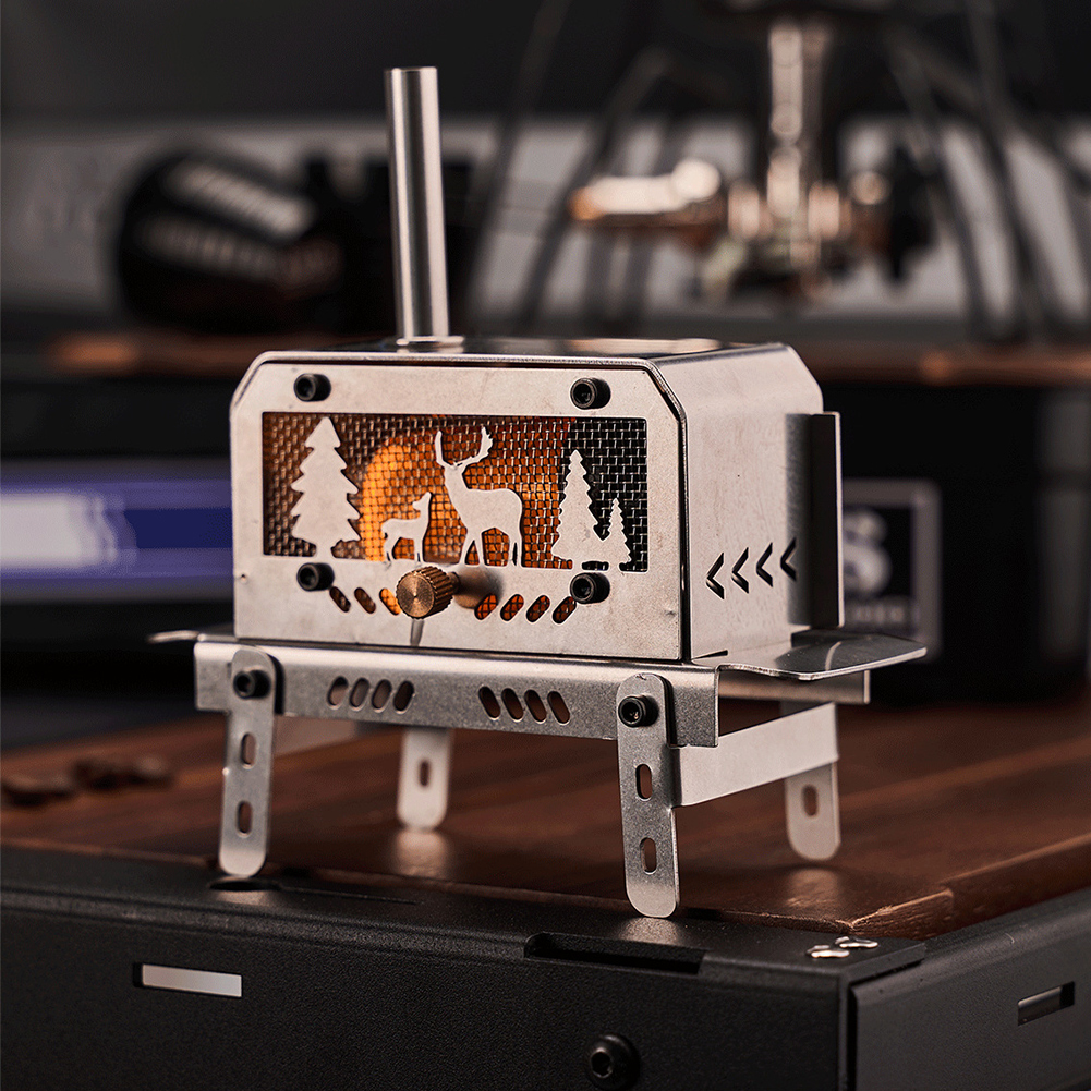 Portable Mini Folding Charcoal - огляд і ціна Outdoor Camping Wood Burning Stove