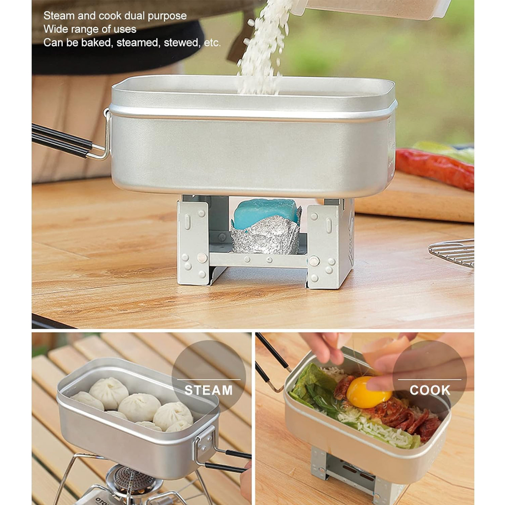 Foldable Bento Box Handle, Lun - огляд і ціна Outdoor Camping Uk