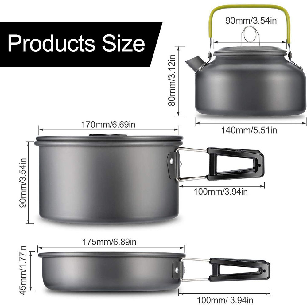 Outdoor camping cookware set m - огляд і ціна Outdoor Camping Uk