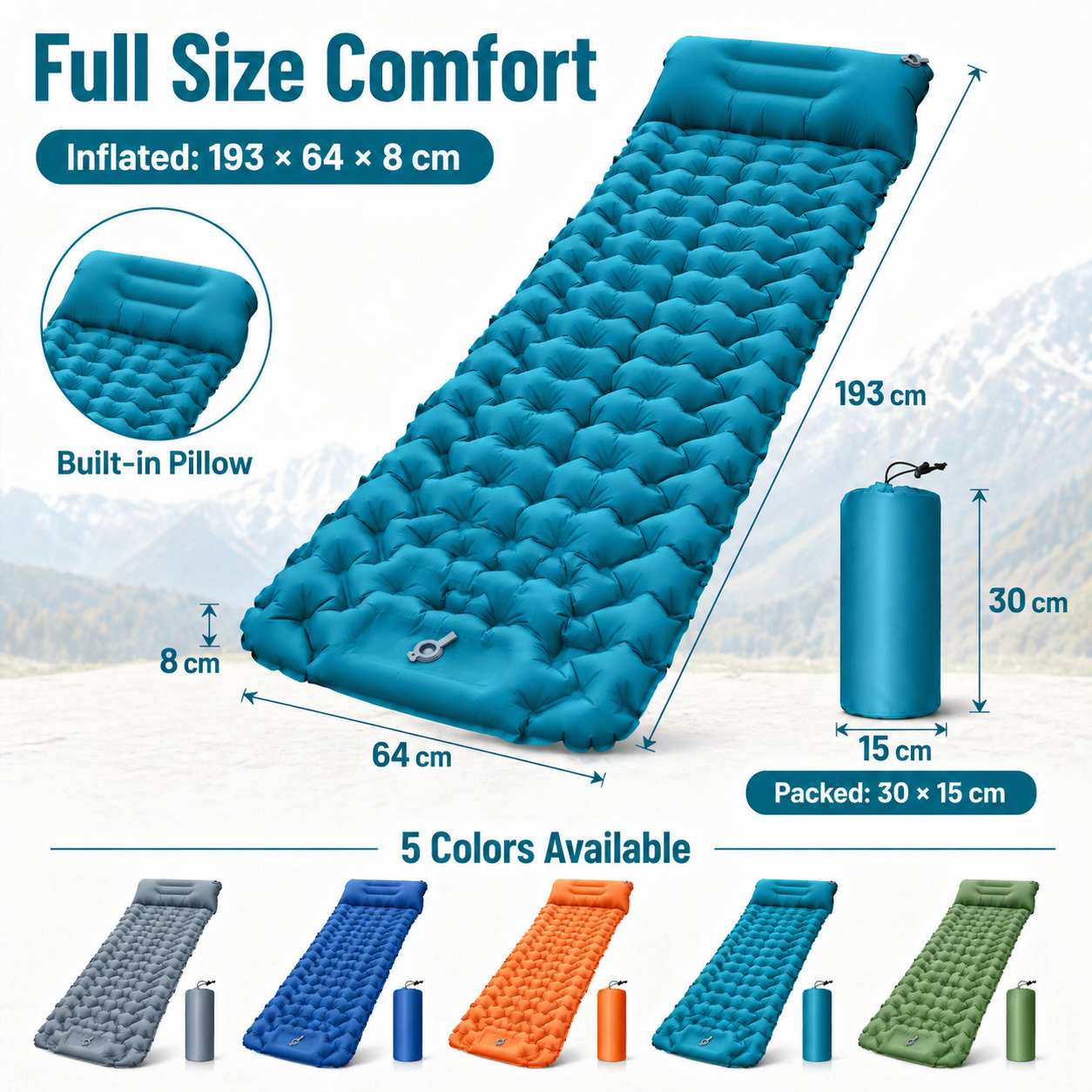 Ultralight Inflatable Camping  - огляд і ціна Outdoor Camping Rug