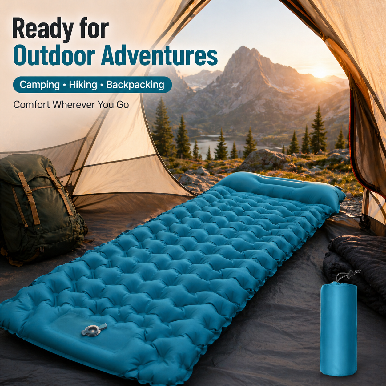 Ultralight Inflatable Camping  - огляд і ціна Outdoor Camping Rug