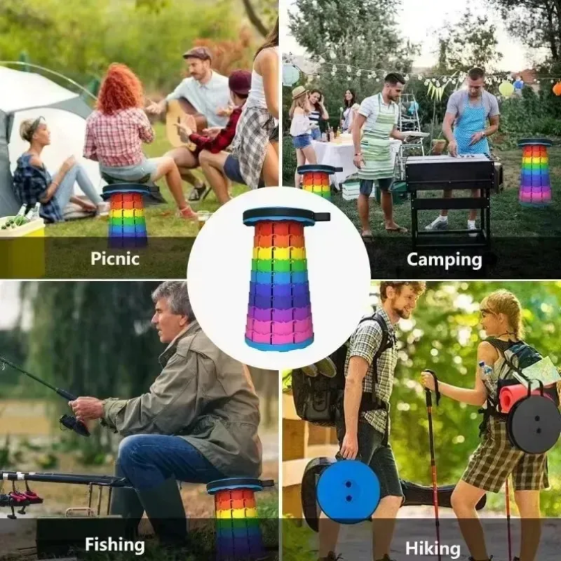 Portable Plastic Folding Teles - огляд і ціна Outdoor Camping Folding Chairs