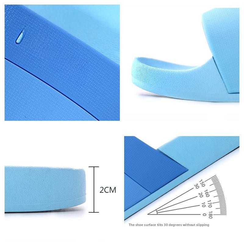 2019 New Gradient Stripe PVC S - огляд і ціна Outdoor Camping Slippers