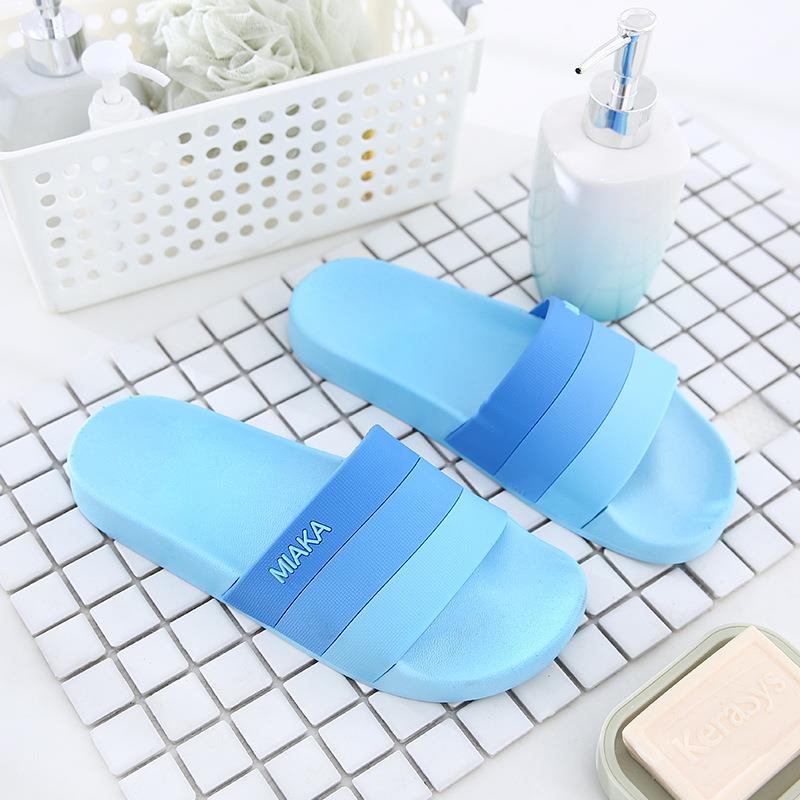 2019 New Gradient Stripe PVC S - огляд і ціна Outdoor Camping Slippers