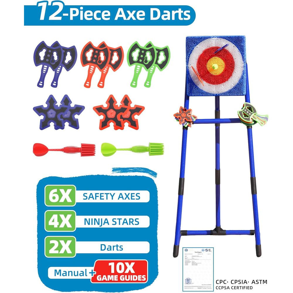 Bristle Target Axe Throwing Se - огляд і ціна Outdoor Camping Games For Adults