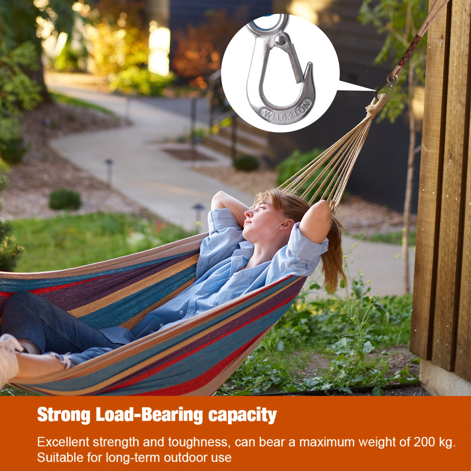 Swing Suspension Strap with He - огляд і ціна Camping Hammock