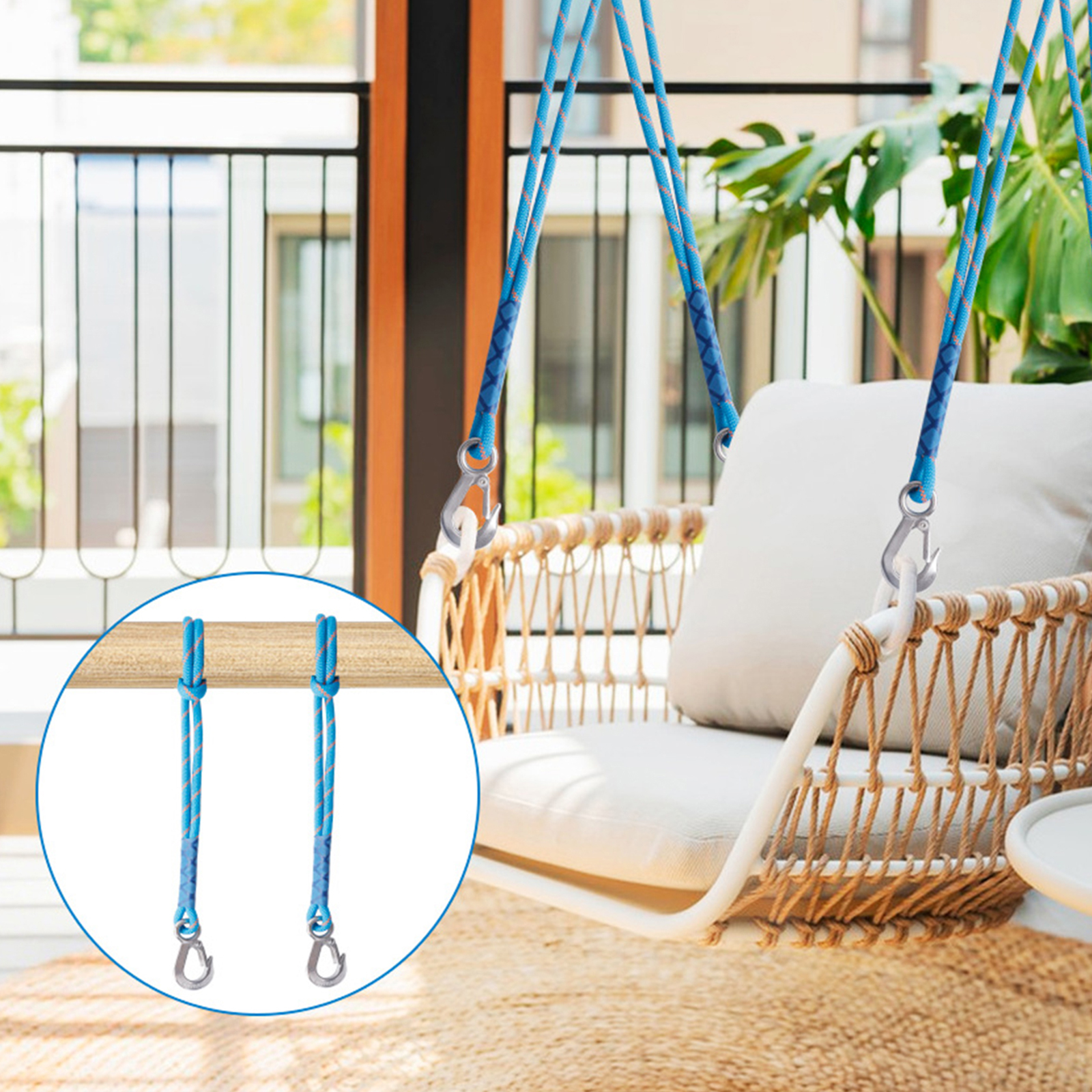 Swing Suspension Strap with He - огляд і ціна Camping Hammock