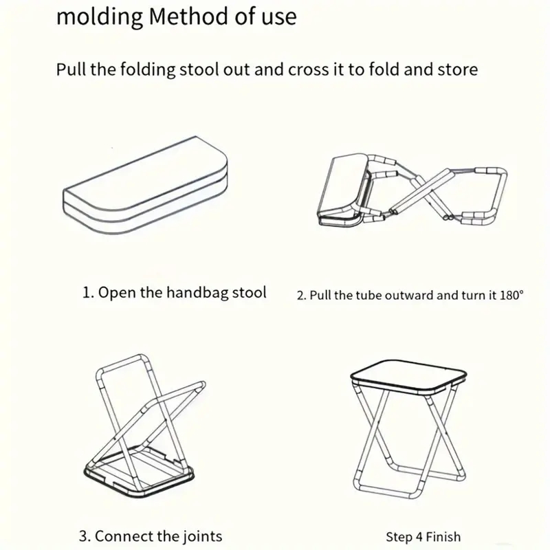 1pc Portable Folding Iron Allo - огляд і ціна Outdoor Camping Folding Chairs